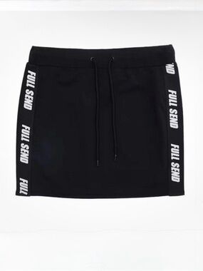 🚨FULL SEND / NELK BOYS Jacquard Mini Skirt Logo BLACK/WHITE Size: XS